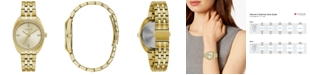 Caravelle Women's Gold-Tone Stainless Steel Bracelet Watch 32mm